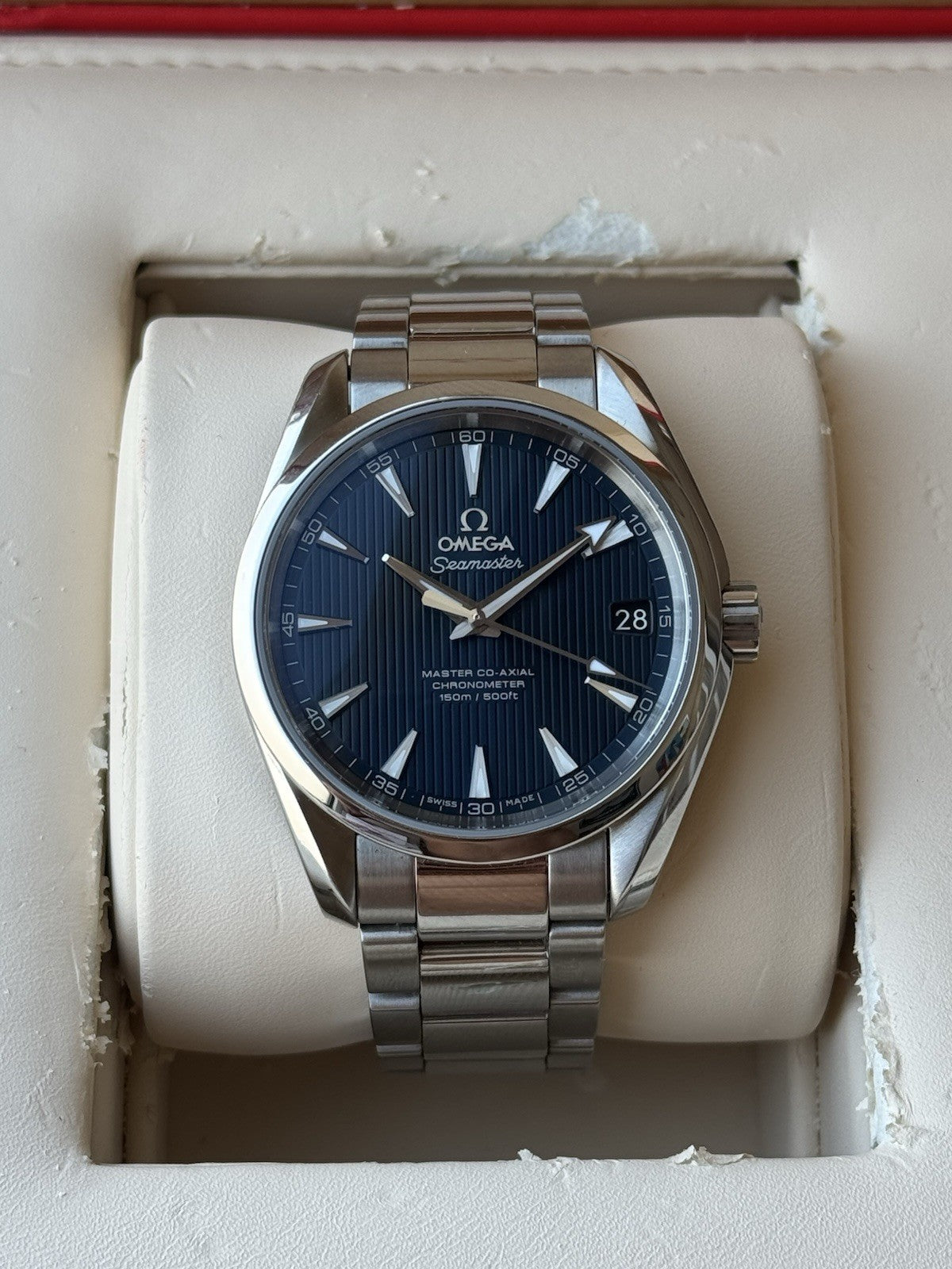 Omega Seamaster Aqua Terra 38,5mm Co-Axial – Full Set