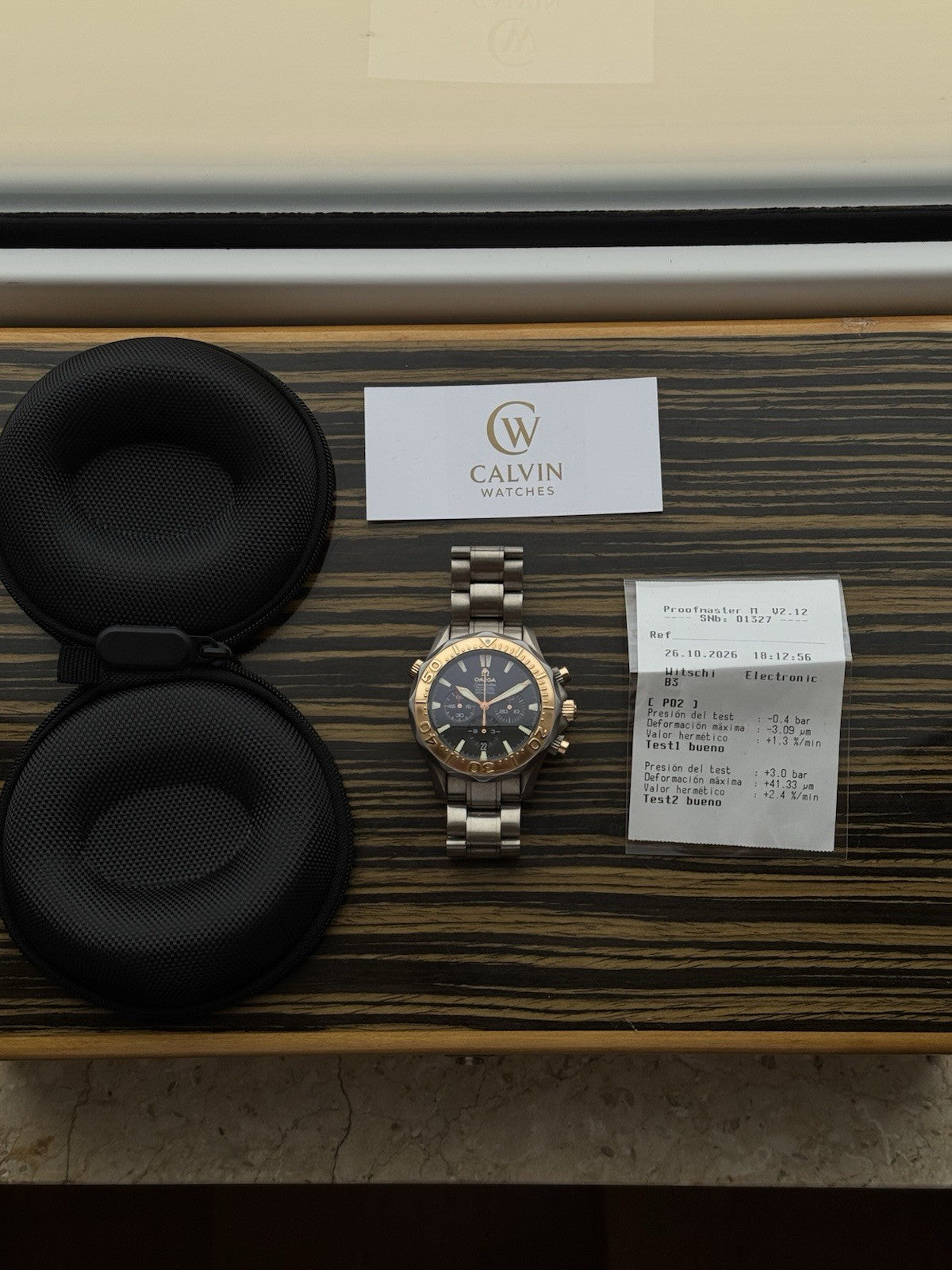 Omega Seamaster Chronograph Titanium & Rose Gold – Ref. 2294.52