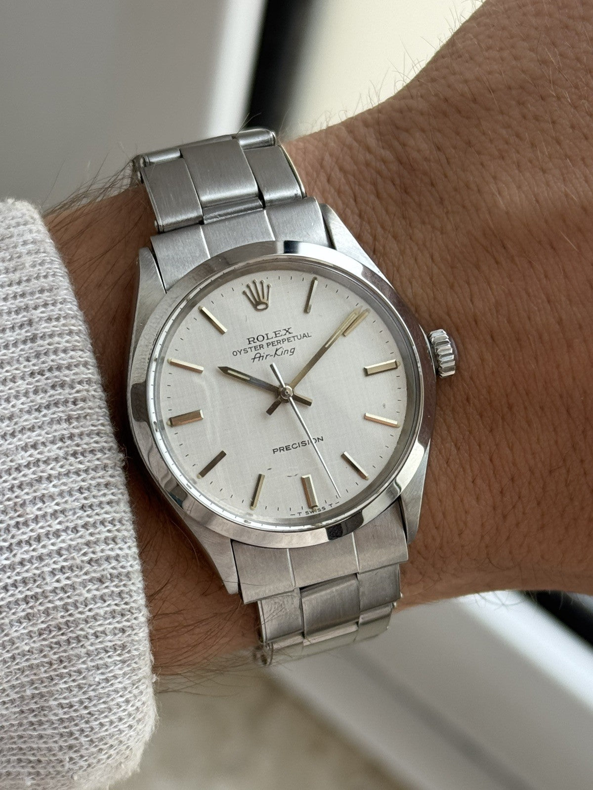 Rolex Air-King 34mm Automatic Vintage Watch Ref 5500