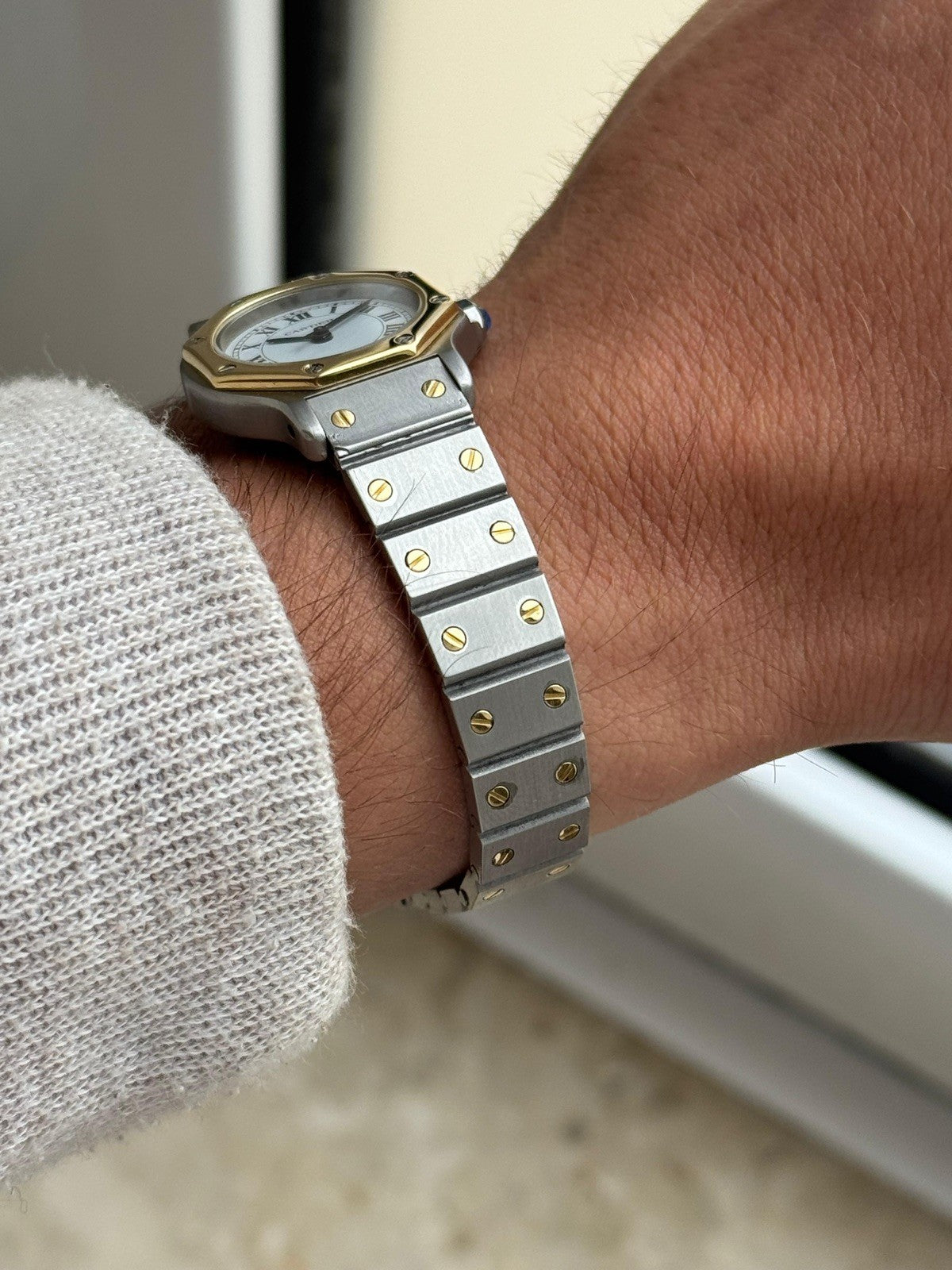 Vintage Cartier Santos Octagon Automatic ladies watch 