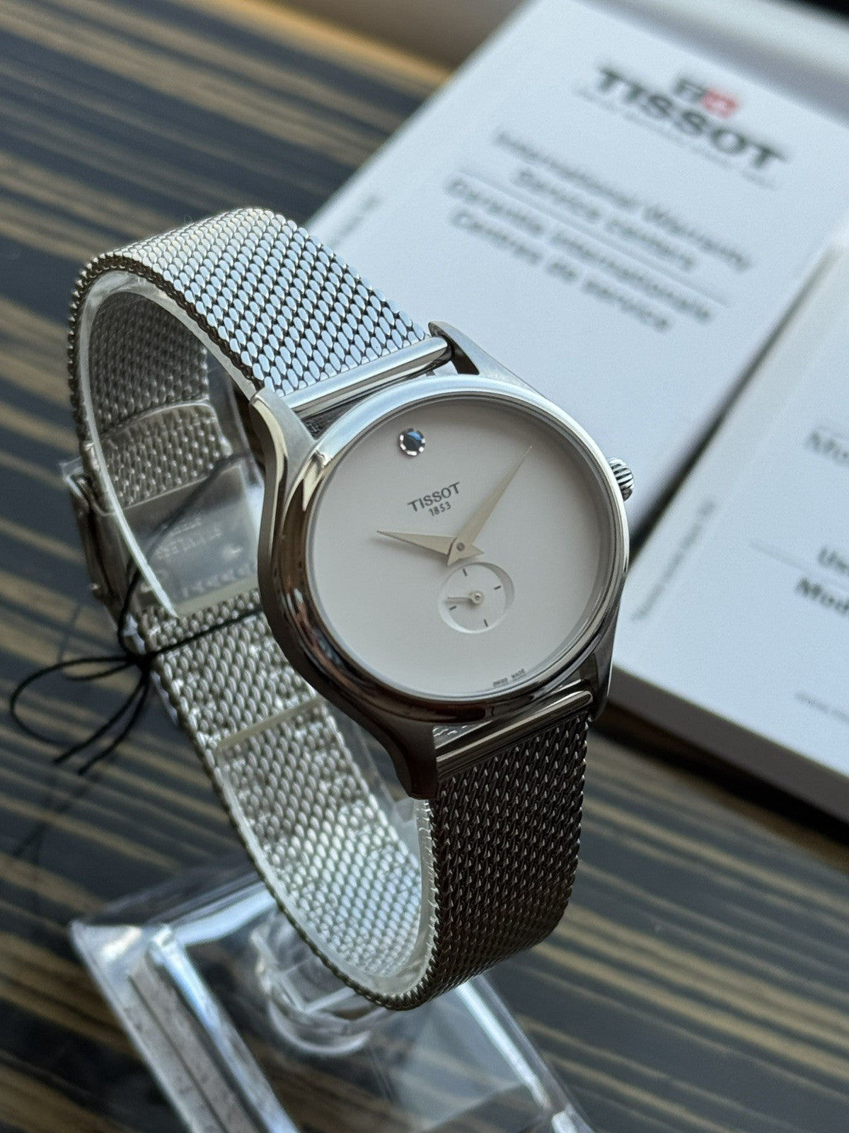 Tissot Bella Ora Small Second Lady quartz Brand New / Full Set / white