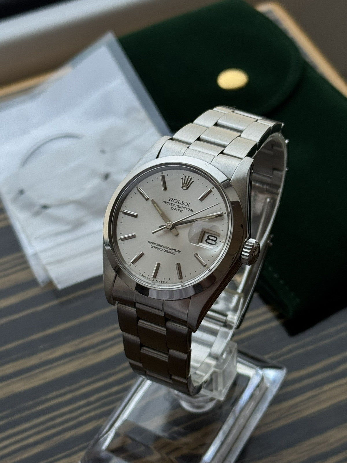Rolex Date Automatic Vintage Watch Ref 1500 