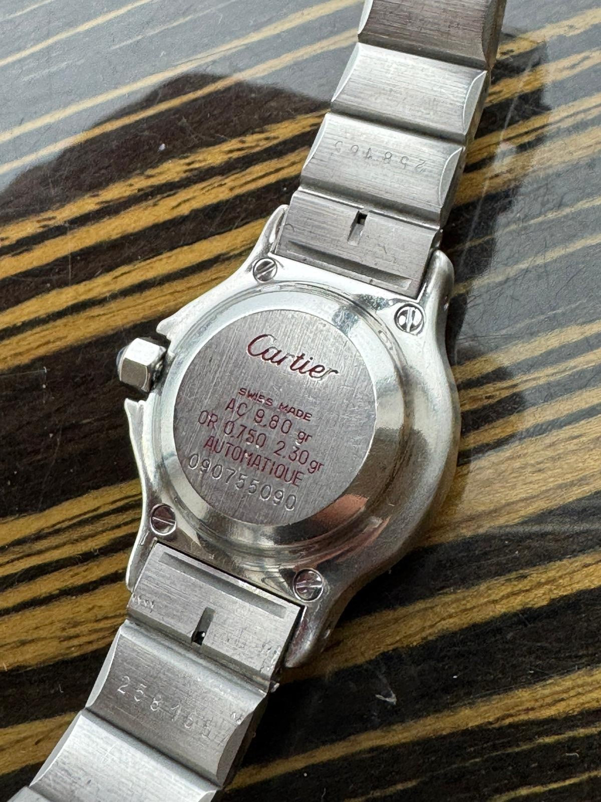 Vintage Cartier Santos Octagon Automatic ladies watch 