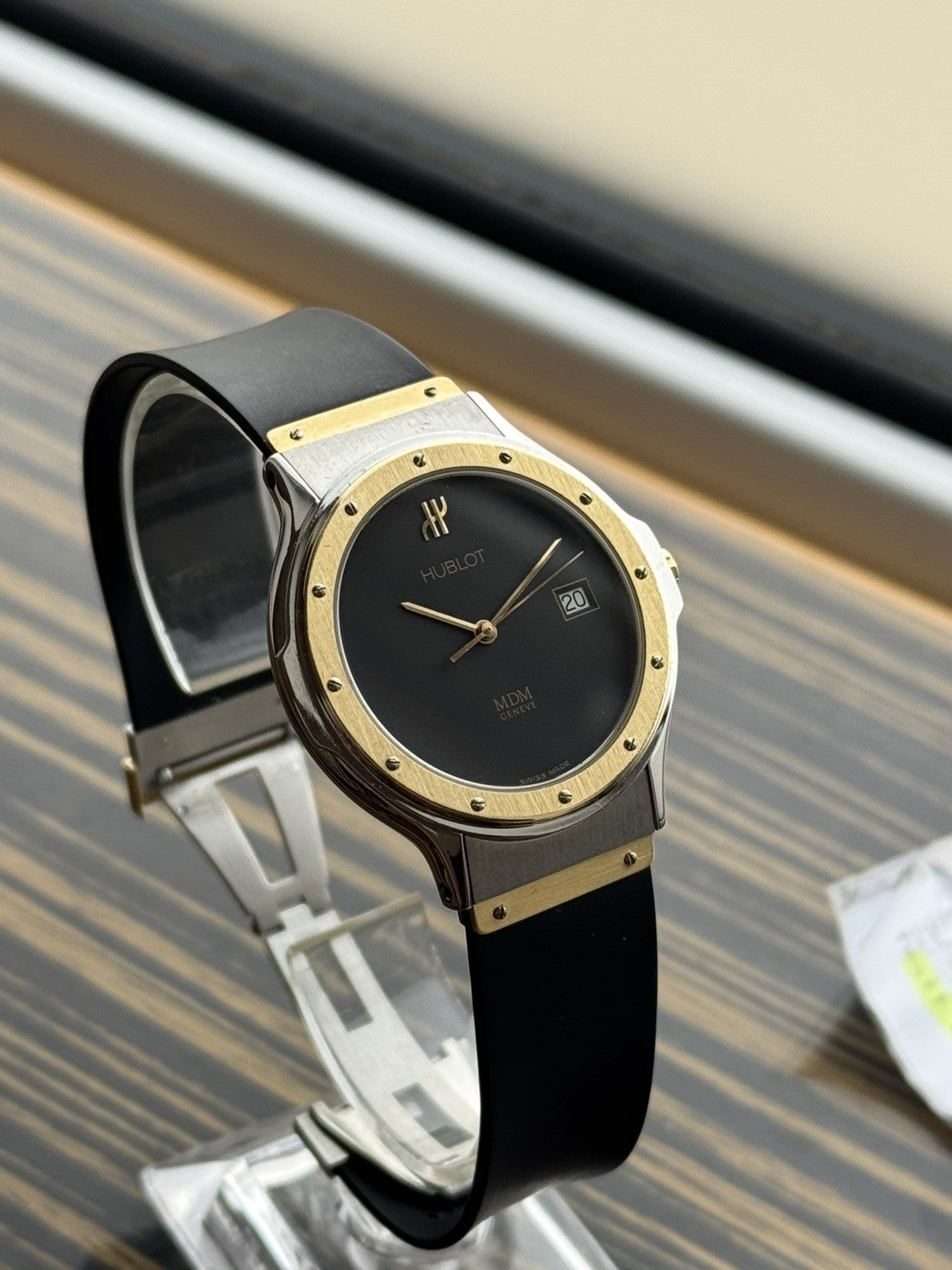 Hublot Classic MDM 36mm Quartz Watch Men's Steel And Gold