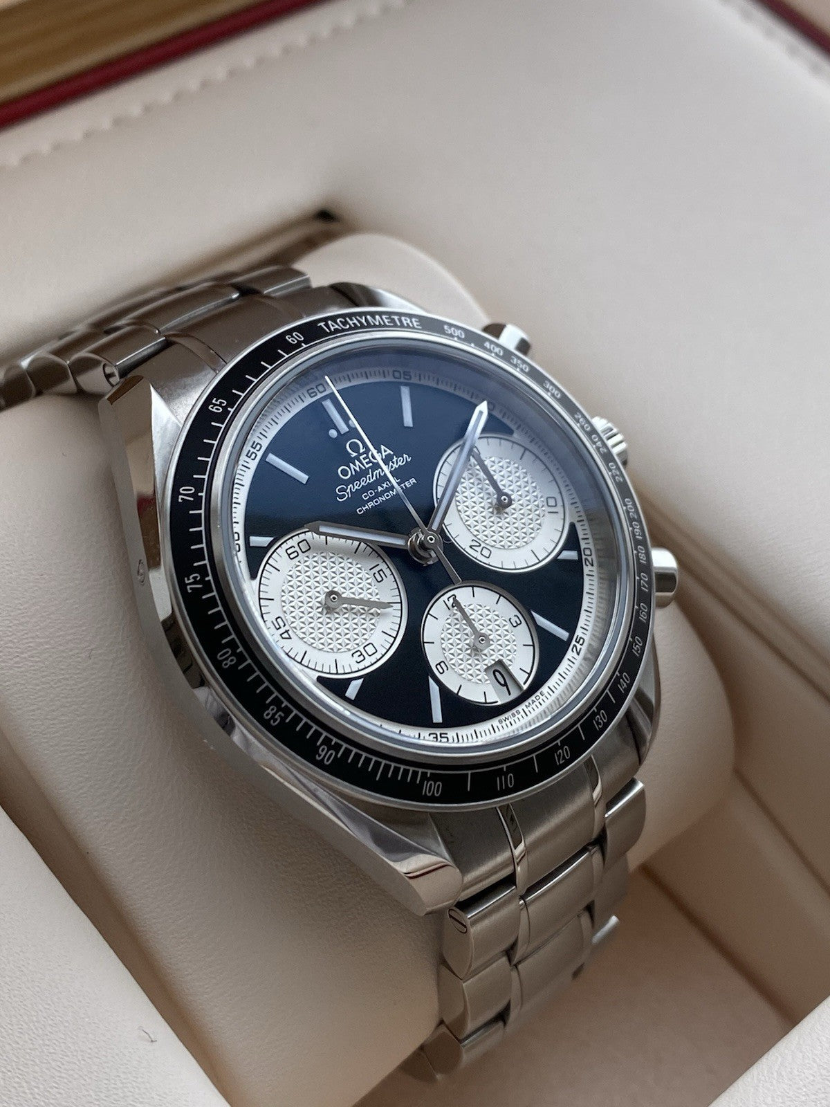 Omega Speedmaster Racing Automatic  Chronograph Full Set 40mm
