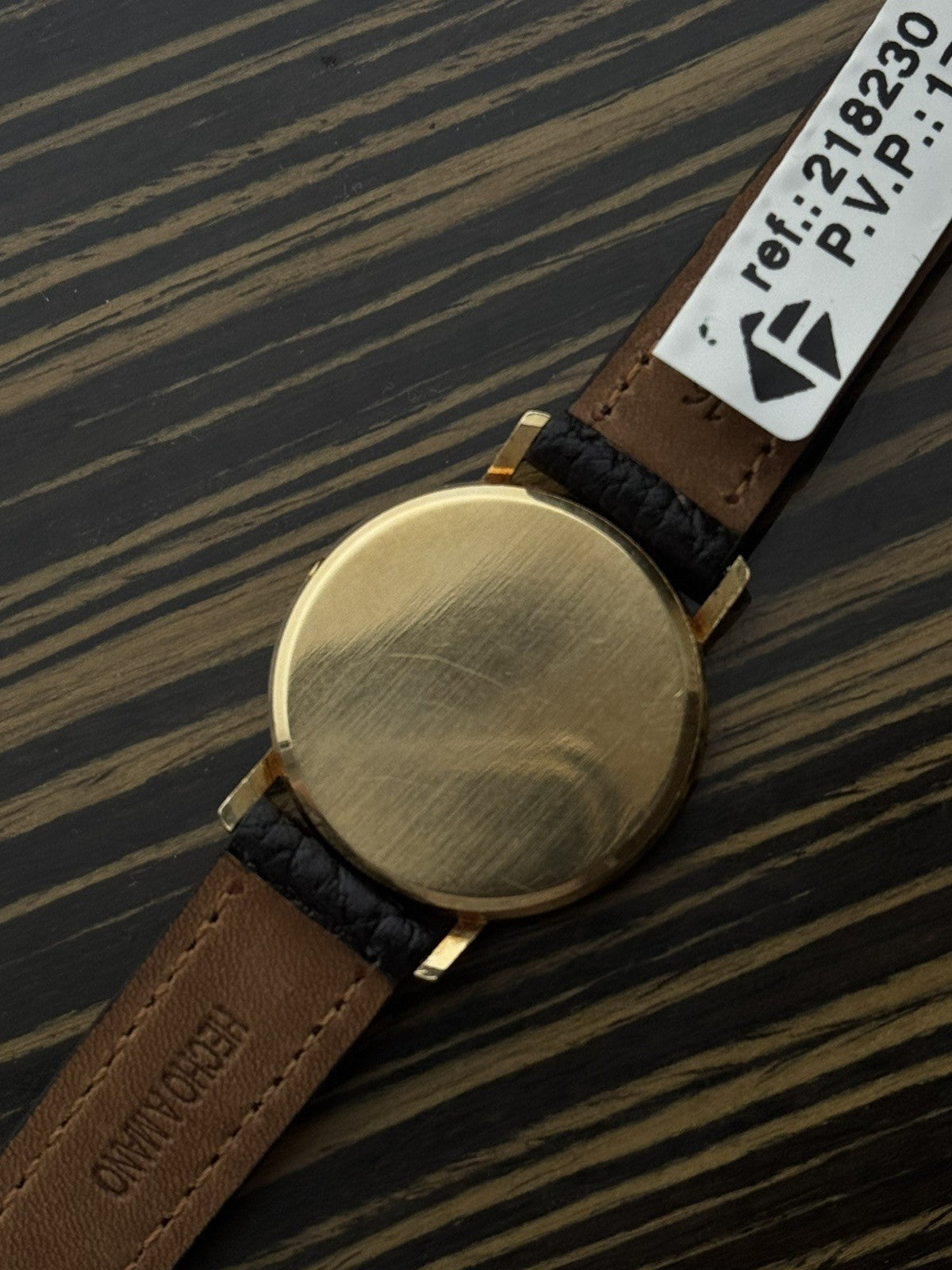 18kt Gold Omega De Ville Quartz Vintage Watch 