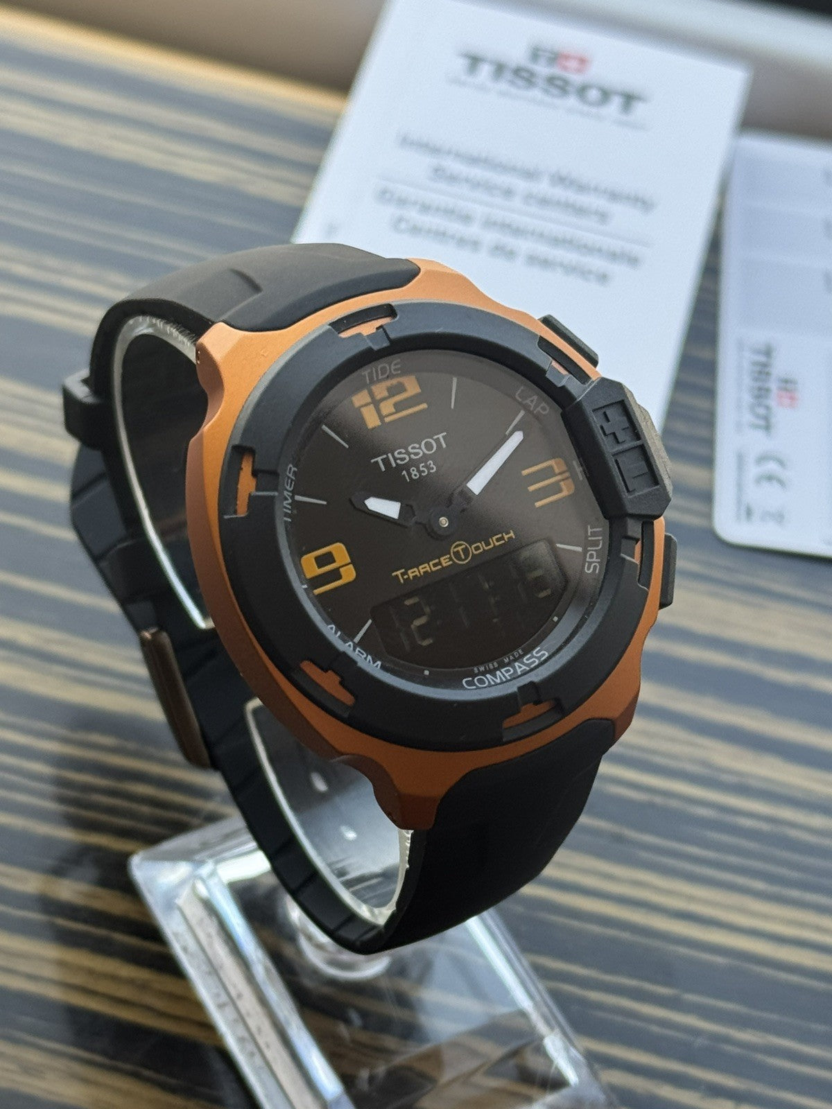 Tissot T-Race Touch Orange Brand New / Full Set 