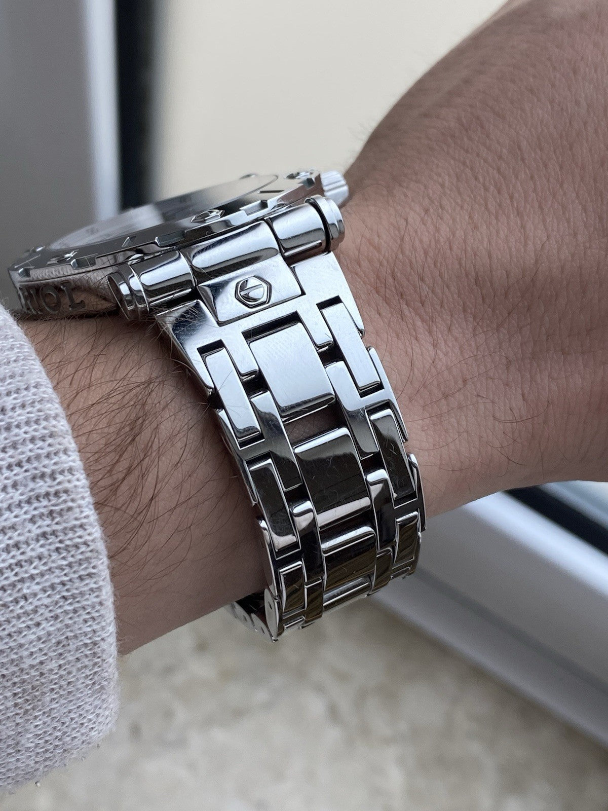 CHARRIOL ROTONDE RT42 Automatic Watch White Stainless Steel With Papers