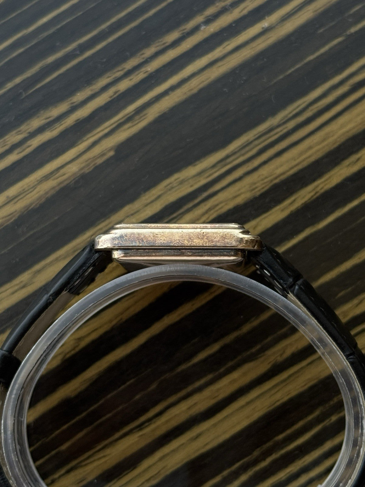 Longines Tank Vintage TV Rare Manual Wind Silver watch