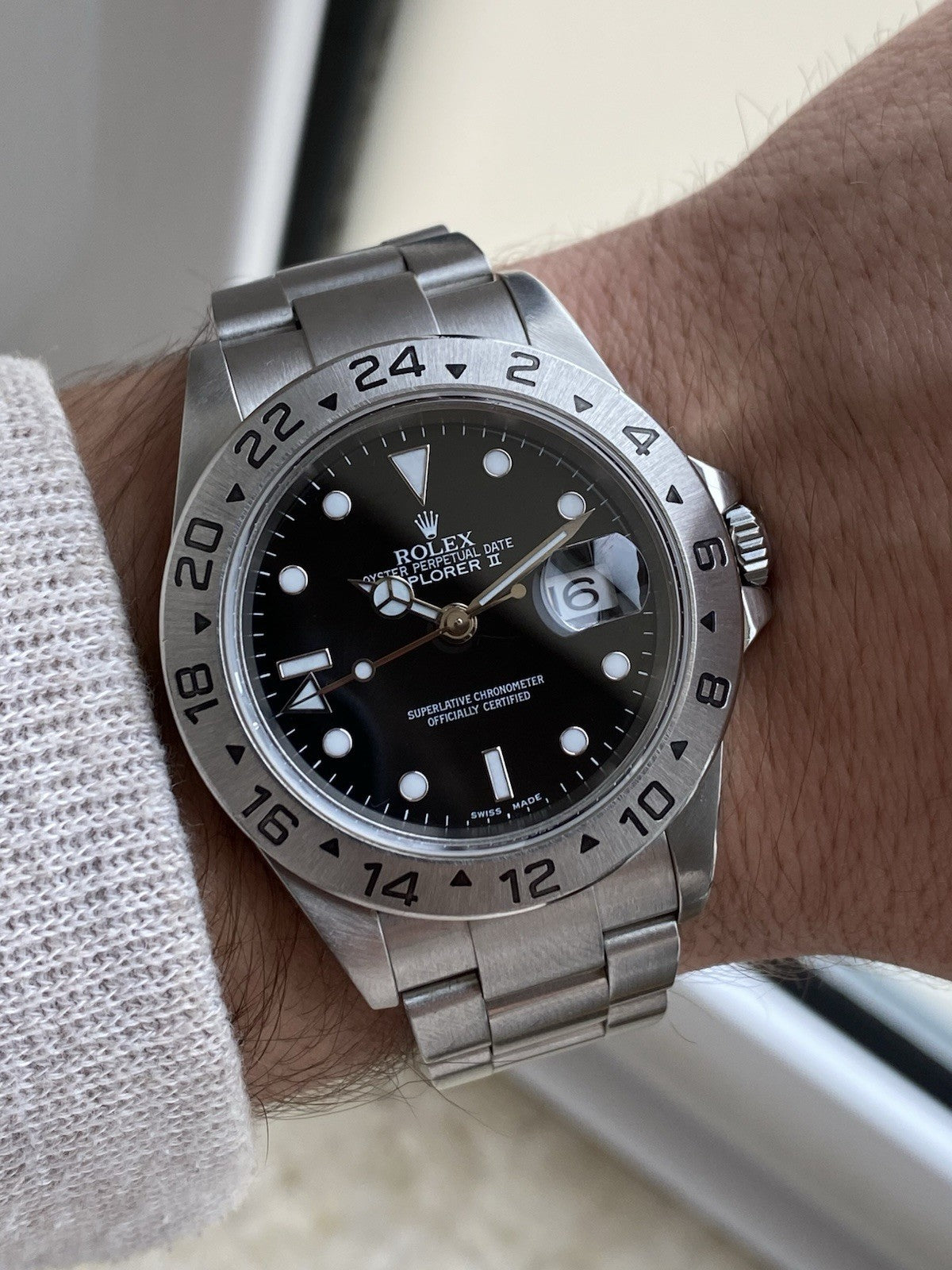 Rolex Explorer II Automatic Full Set 40mm Ref: 16570