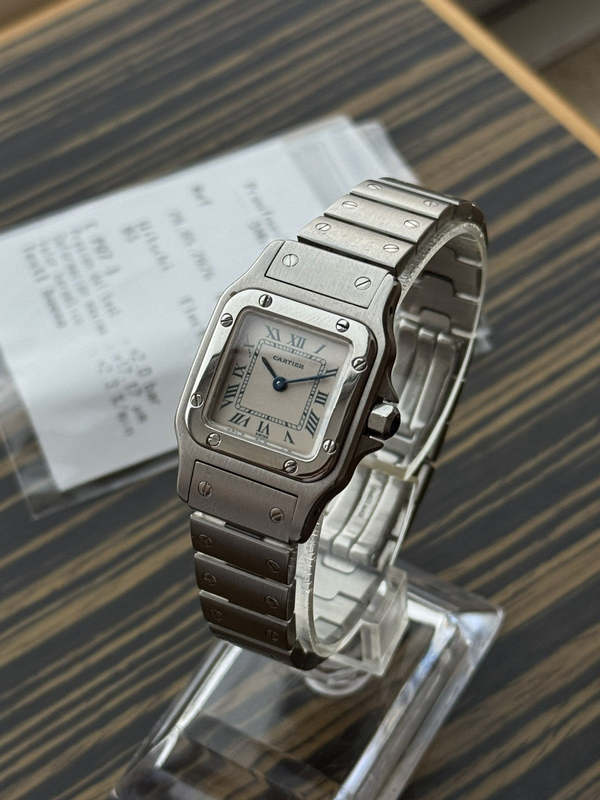Vintage Cartier Santos Galbée Quartz ladies watch 