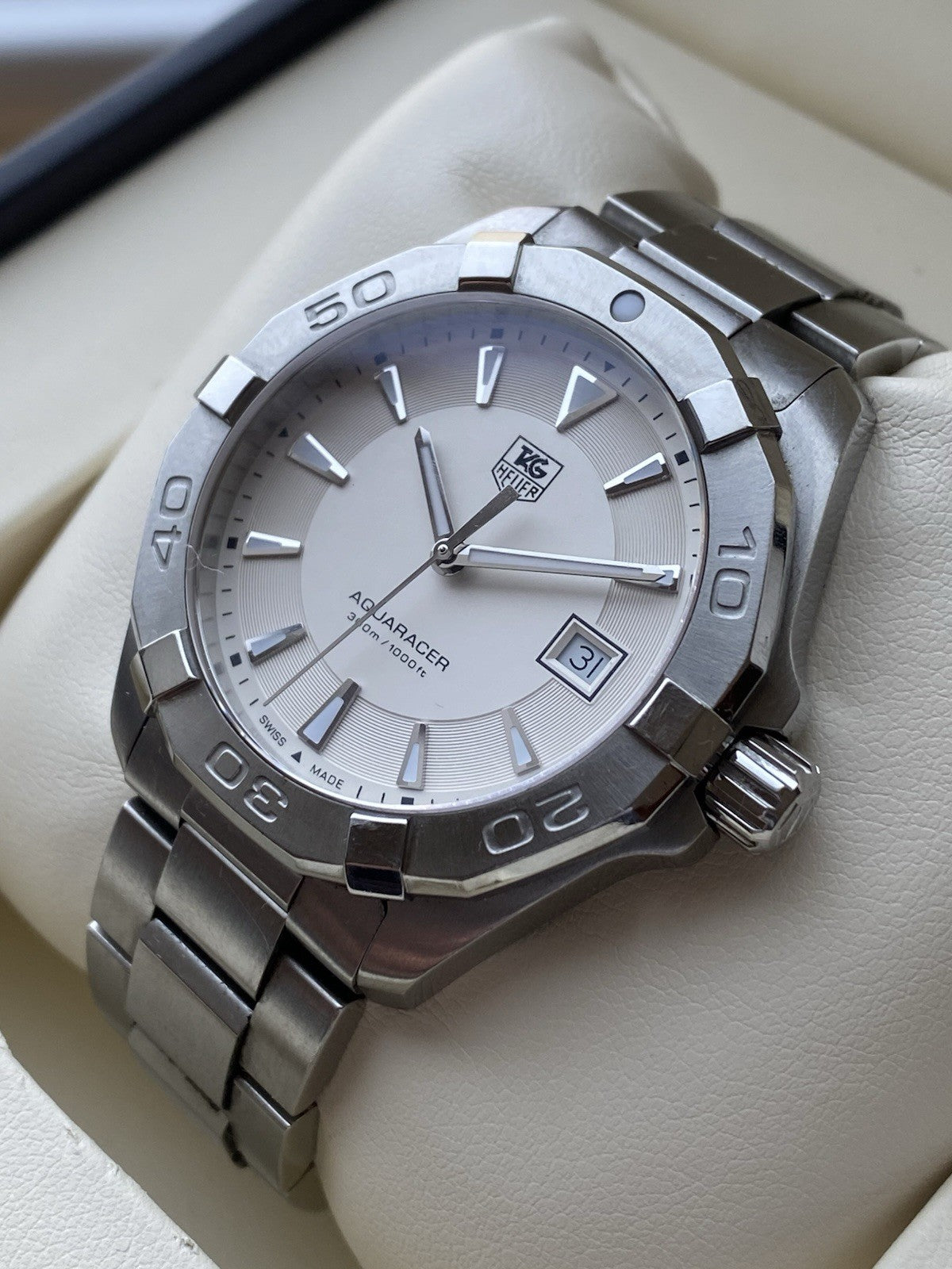 Tag Heuer Aquaracer 41mm Quartz Watch Full Set 2016