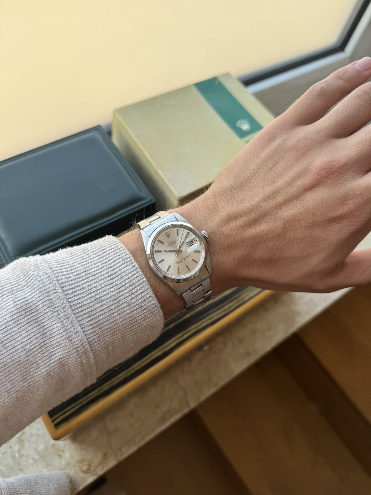 Rolex Date Automatic Vintage Watch Ref 1500 