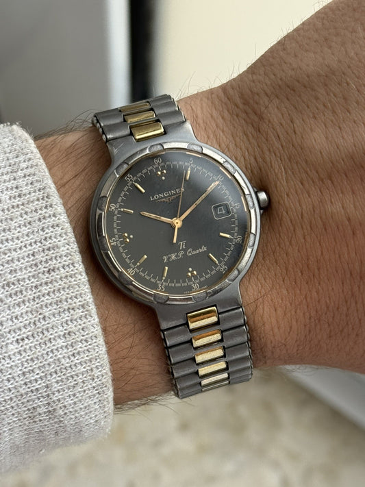 Longines Conquest Titanium Vintage Quartz Watch