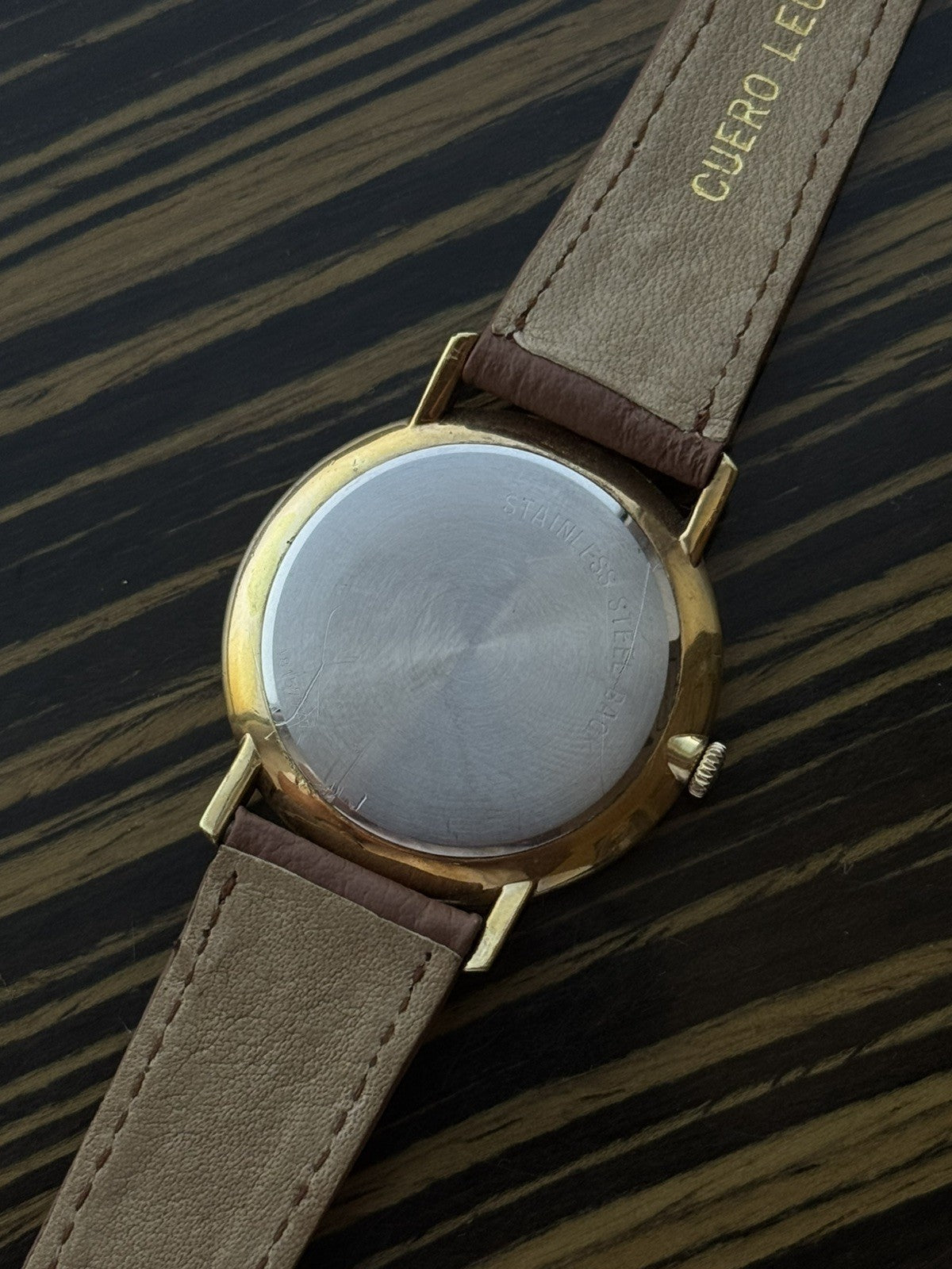 Longines Vintage Mechanical Watch 33,5mm Gold Tone For Men