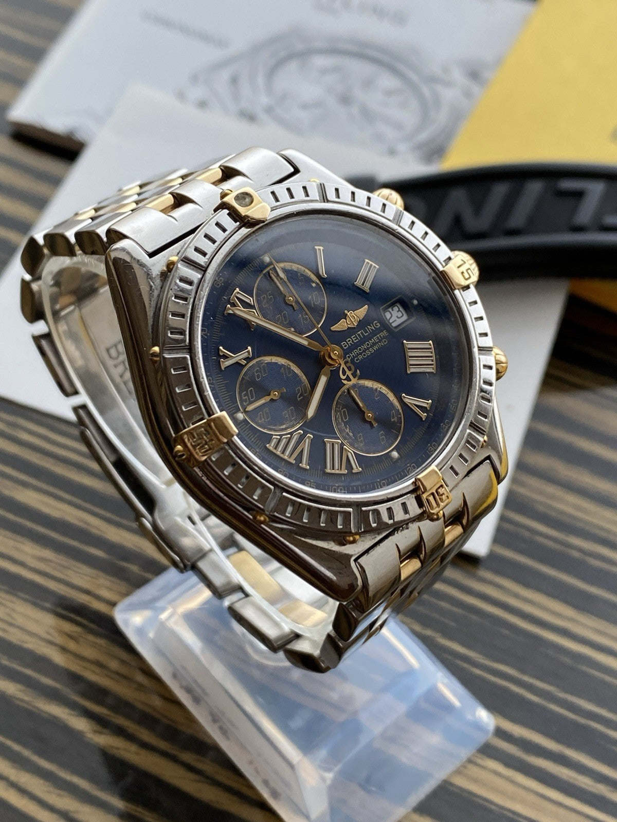 Breitling Crosswind 43mm  Automatic Chronograph Watch B13355