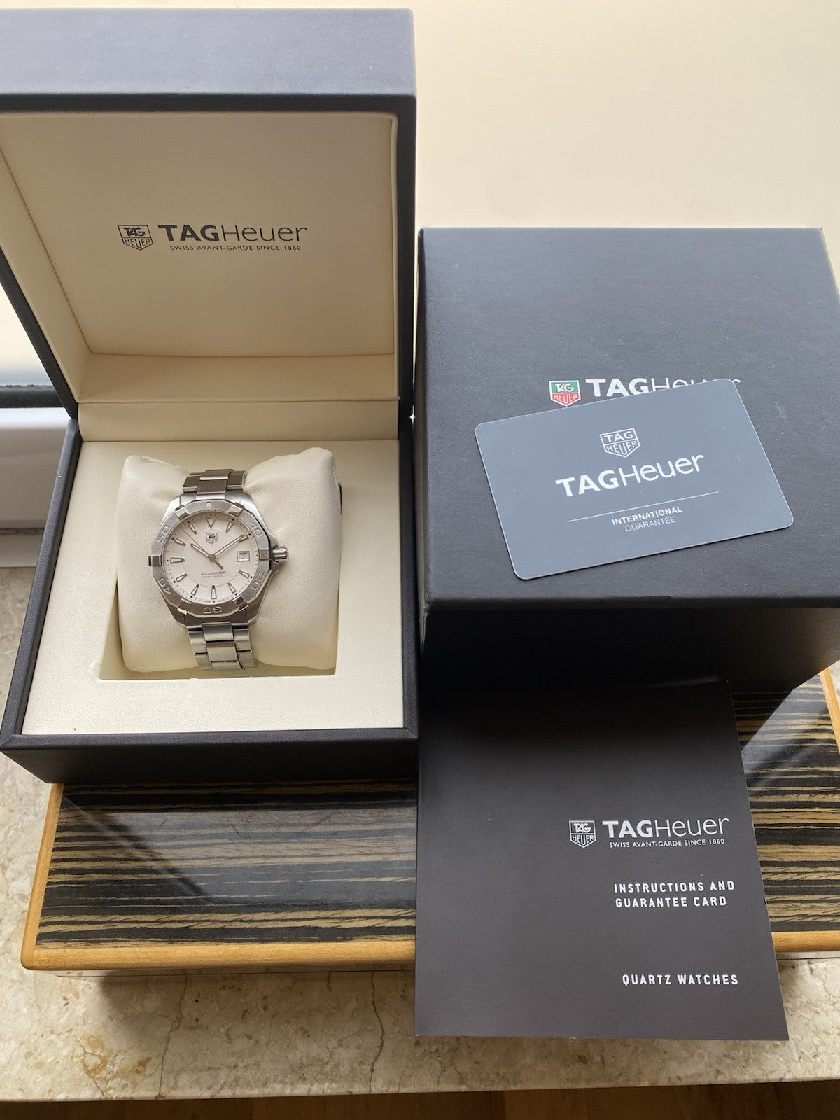 Tag Heuer Aquaracer 41mm Quartz Watch Full Set 2016