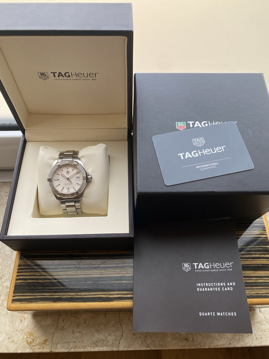 Tag Heuer Aquaracer 41mm Quartz Watch Full Set 2016