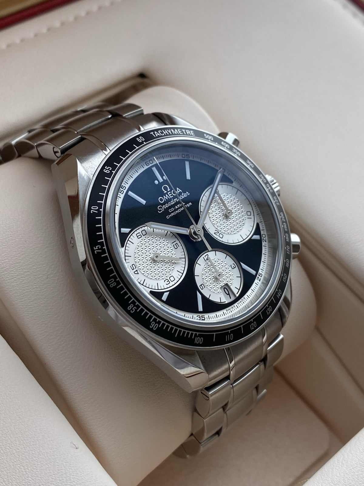 Omega Speedmaster Racing Automatic  Chronograph Full Set 40mm