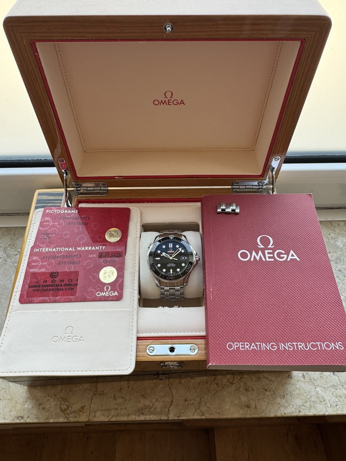 Omega Seamaster Professional  Co-Axial full set James Bond 41mm 