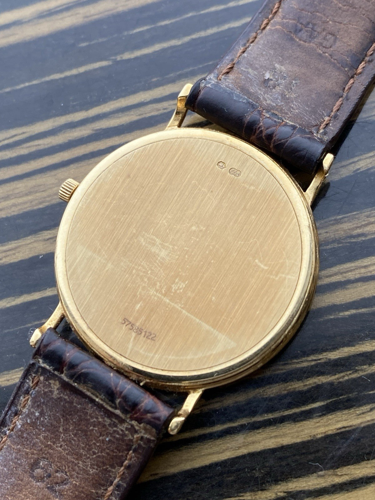 18kt Gold Omega De Ville Quartz Watch