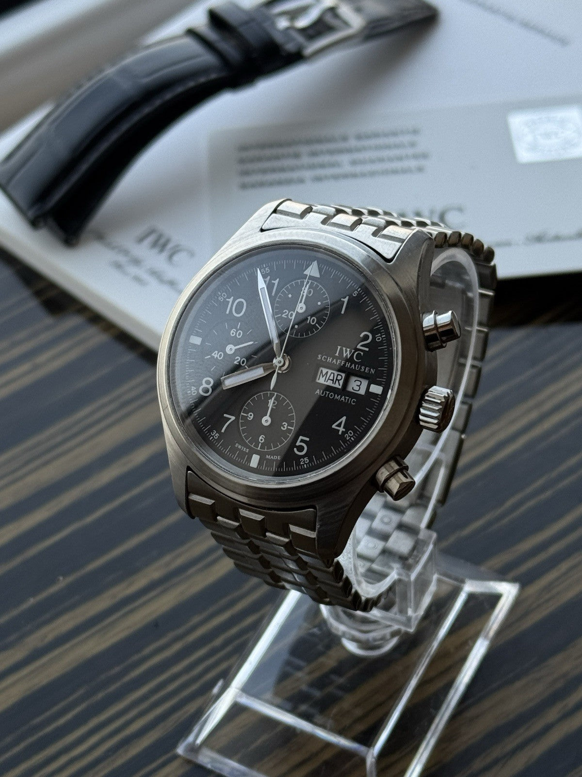 IWC Pilot’s Watch Fliegerchronograph Automatic  39mm Full Set