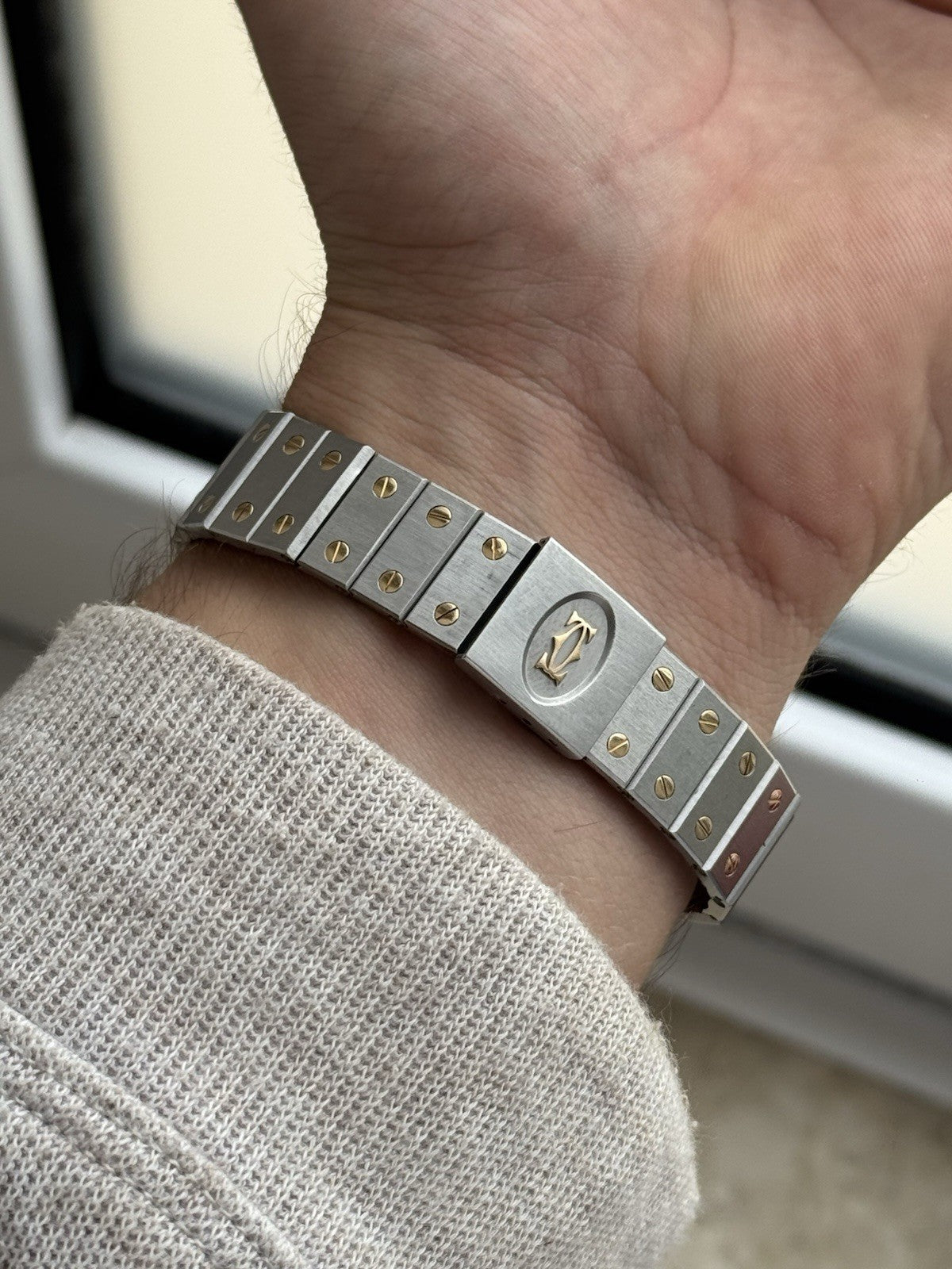Cartier Santos Galbée Midsize Quartz Steel Ref. 987901 - Full Set