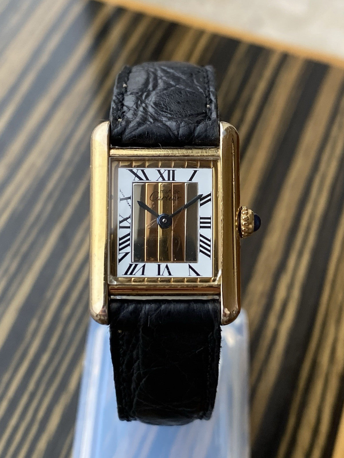Must de Cartier Tank Vermeil Quartz Ladies Watch