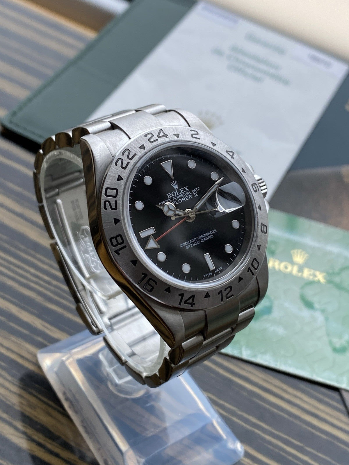 Rolex Explorer II Automatic Full Set 40mm Ref: 16570
