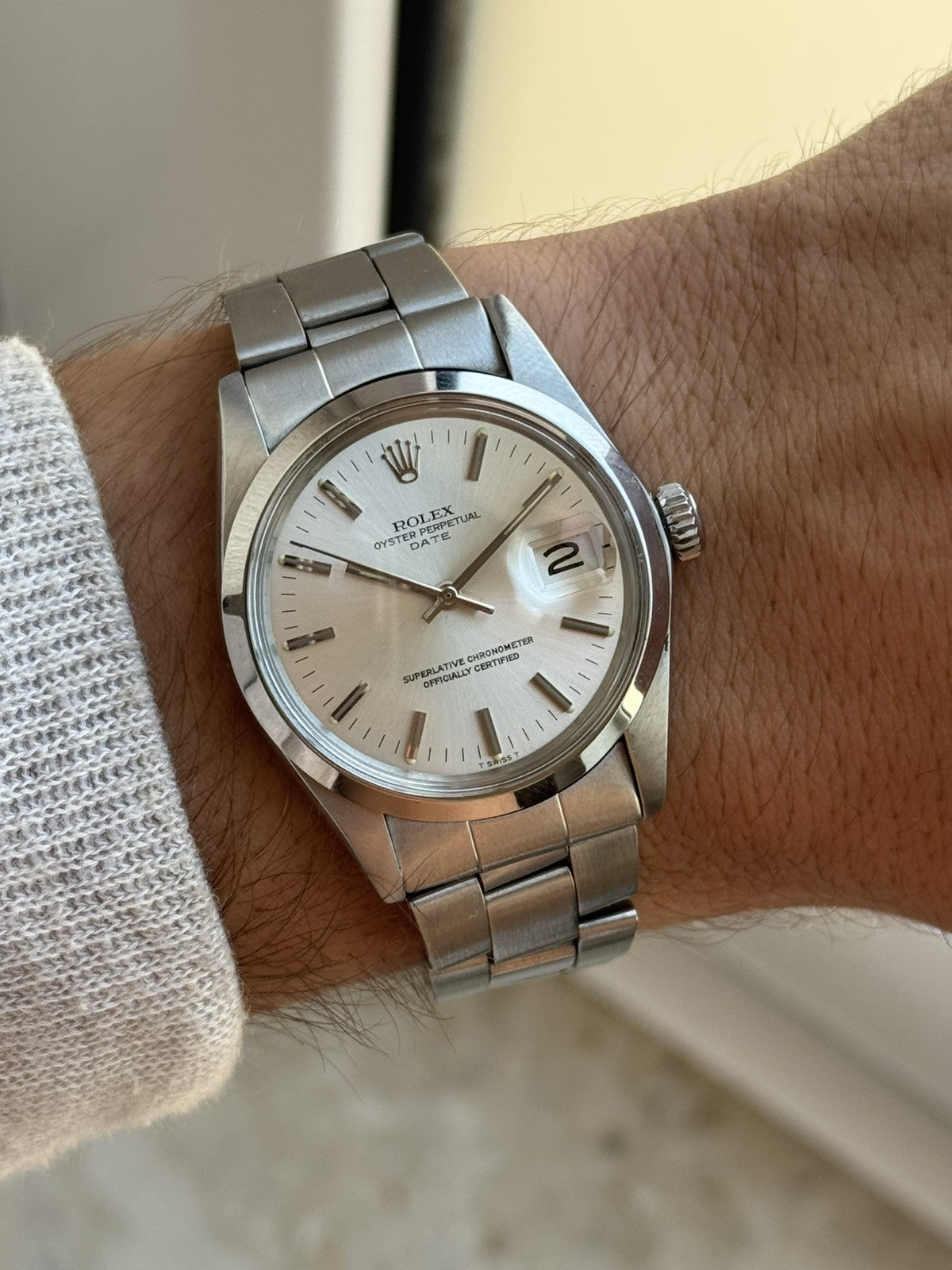 Rolex Date Automatic Vintage Watch Ref 1500 