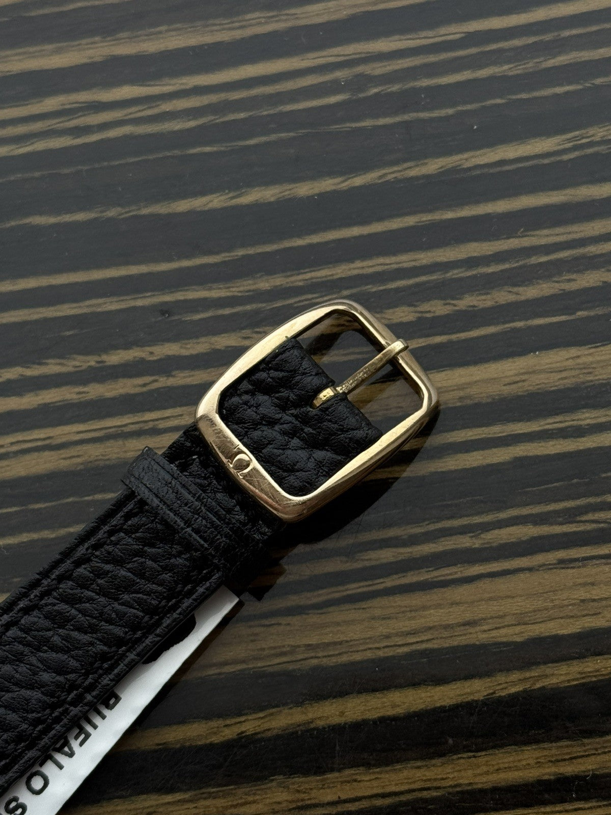 18kt Gold Omega De Ville Quartz Vintage Watch 