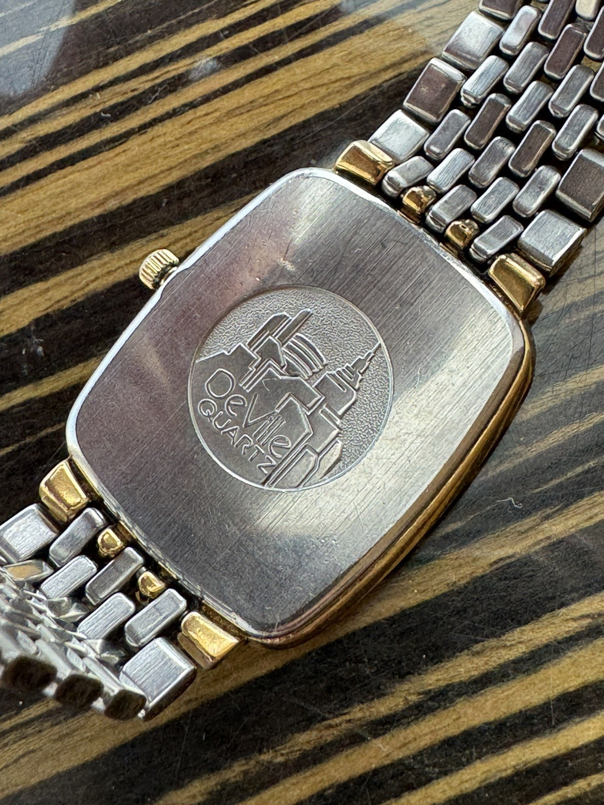 Vintage Omega De Ville Tank Quartz Watch