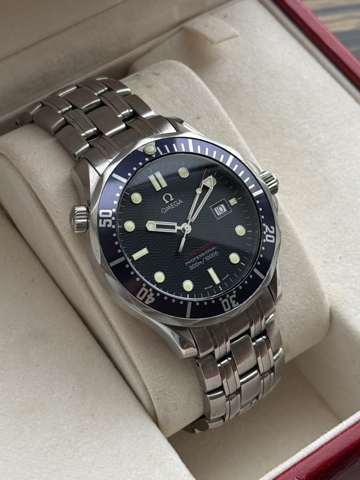 Omega Seamaster  James Bond Full Set 41mm Quartz Watch