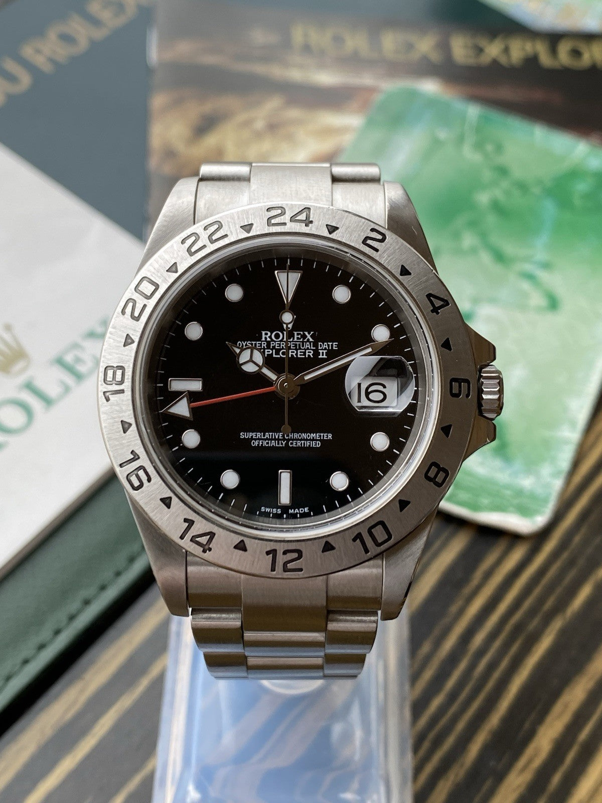 Rolex Explorer II Automatic Full Set 40mm Ref: 16570