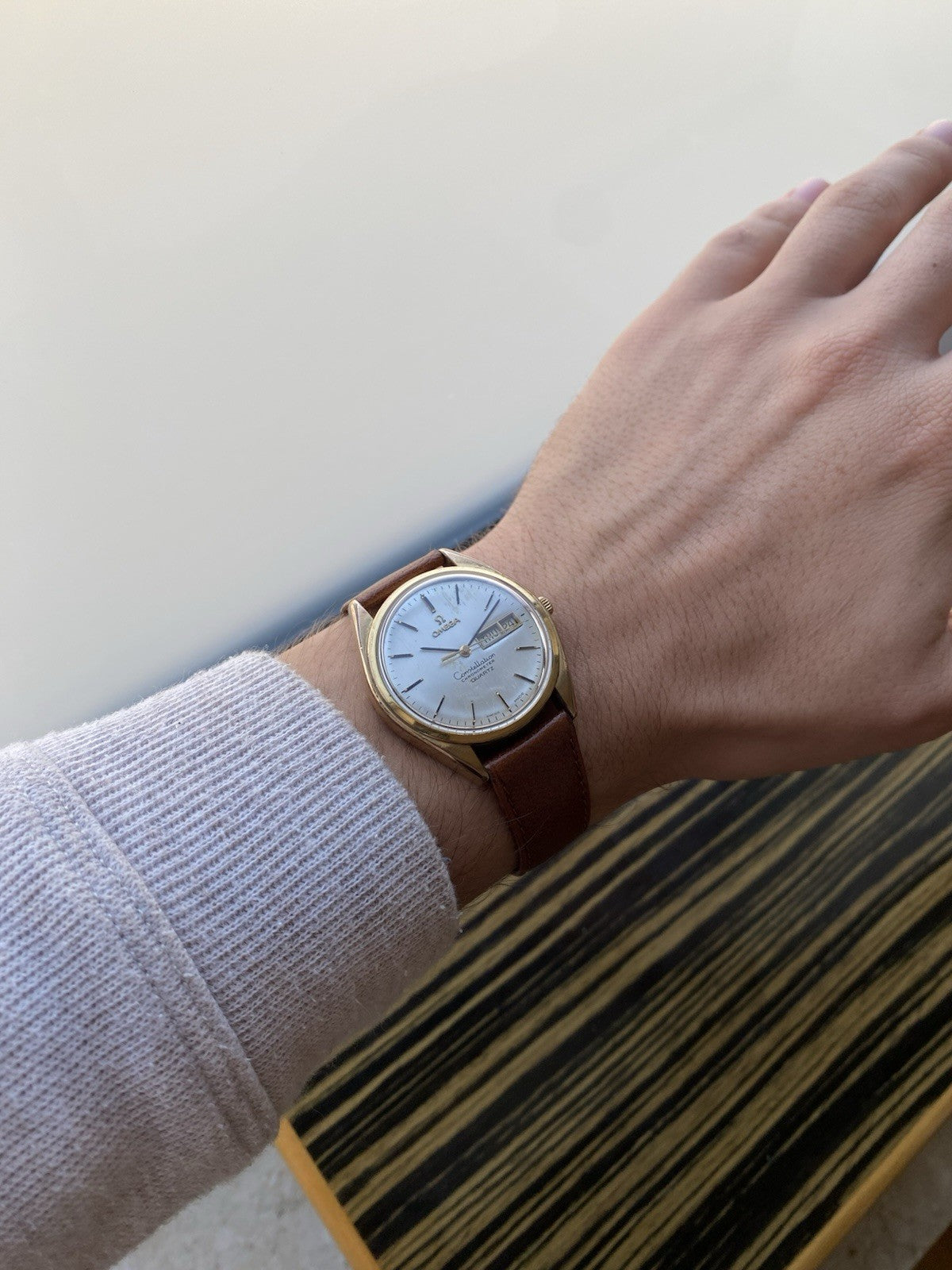 Vintage Omega Constellation Day-Date Quartz Watch