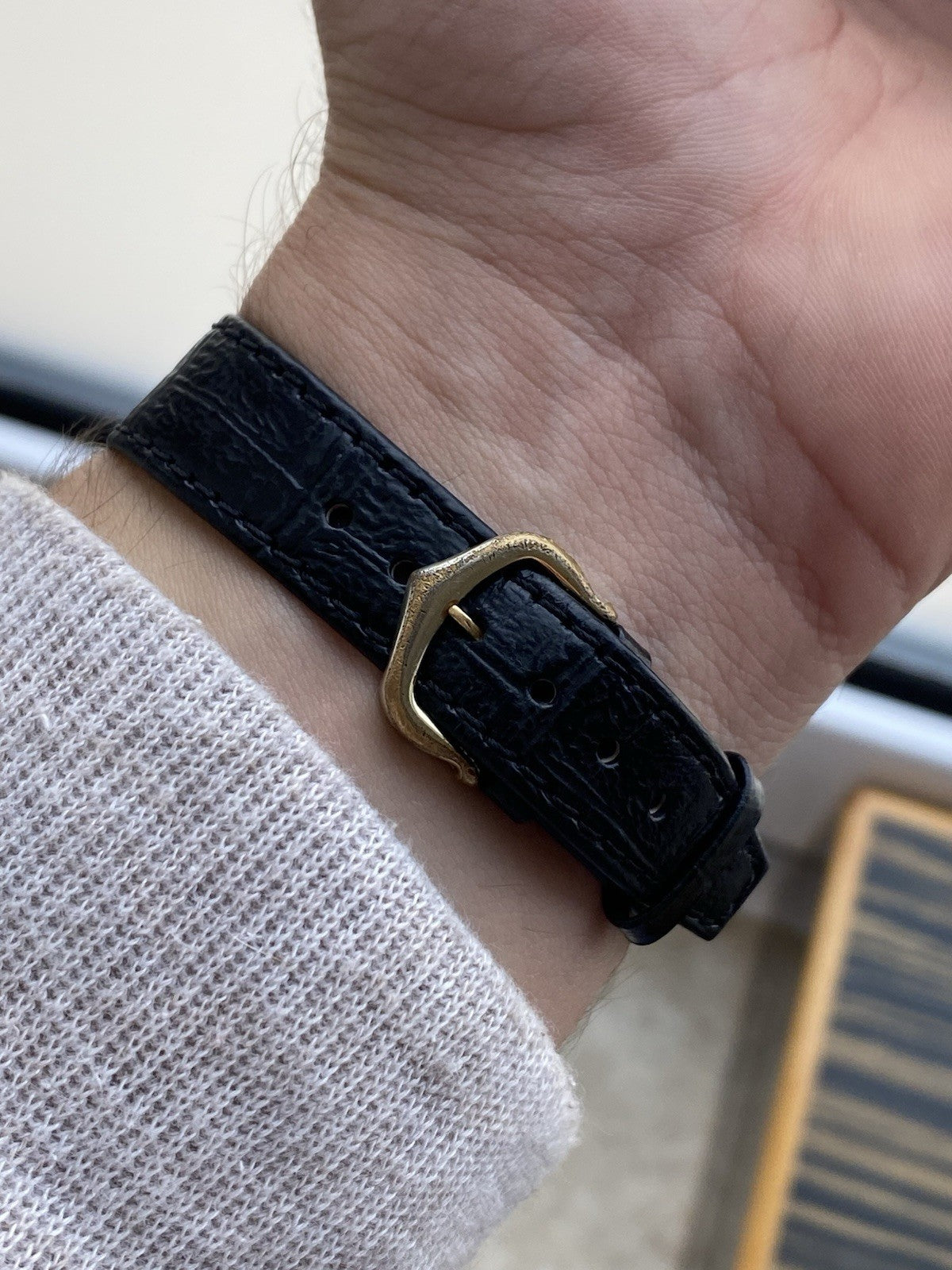 Must de Cartier Tank Vermeil Quartz Watch