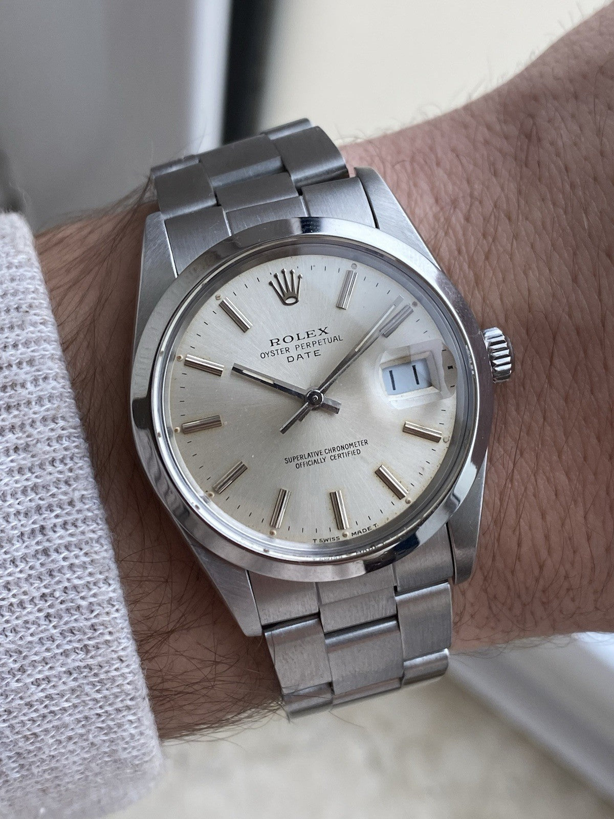 Rolex Date Automatic Vintage Watch Ref 1500 Full Set