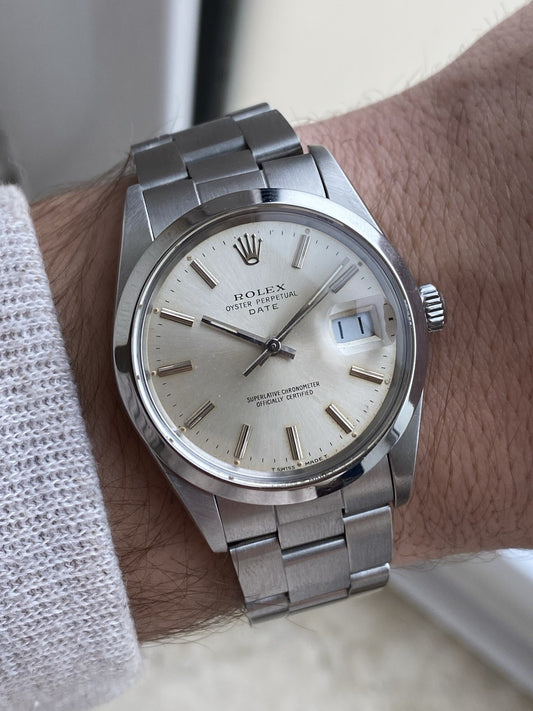 Rolex Date Automatic Vintage Watch Ref 1500 Full Set