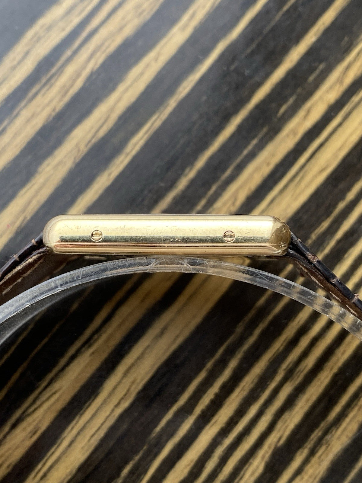 Must de Cartier Tank Vermeil Quartz Watch