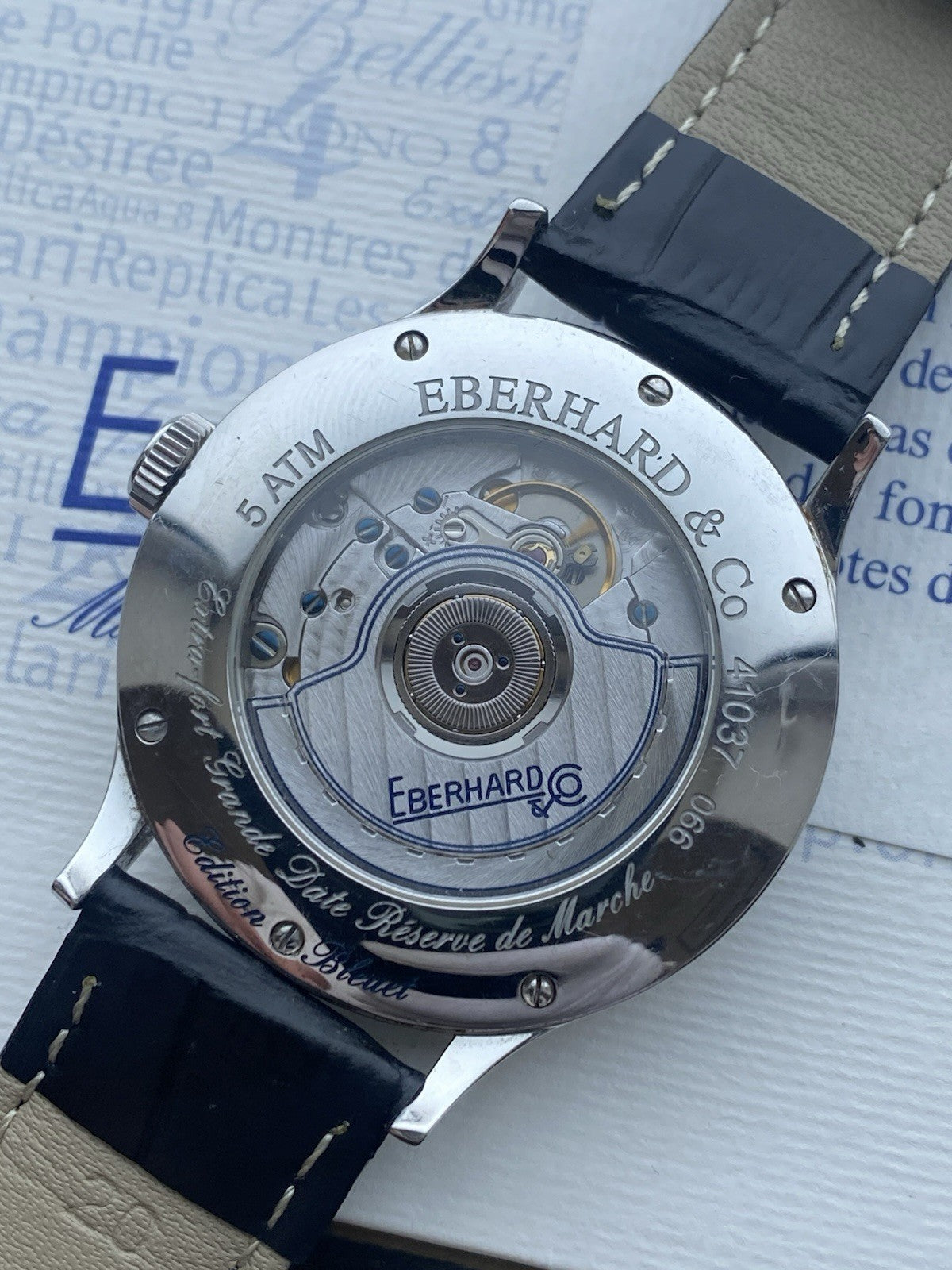 Eberhard & Co. Extra Fort Automatic Power Reserve Watch