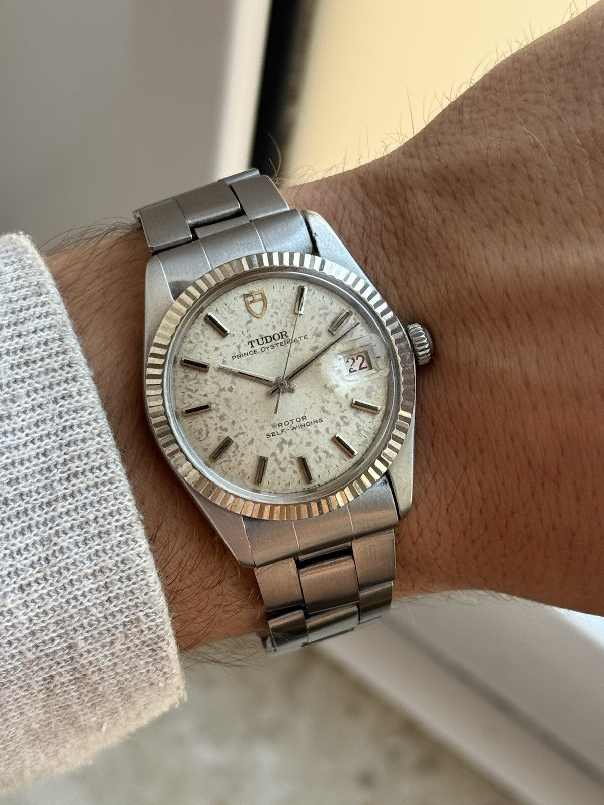 Vintage Tudor Prince OysterDate Automatic 34mm  Watch Ref 7990/4