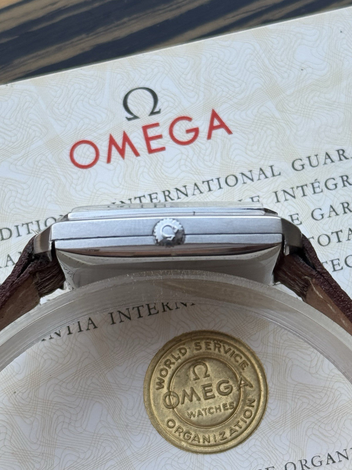 Omega De Ville Automatic Vintage Watch For Men With Box And Papers