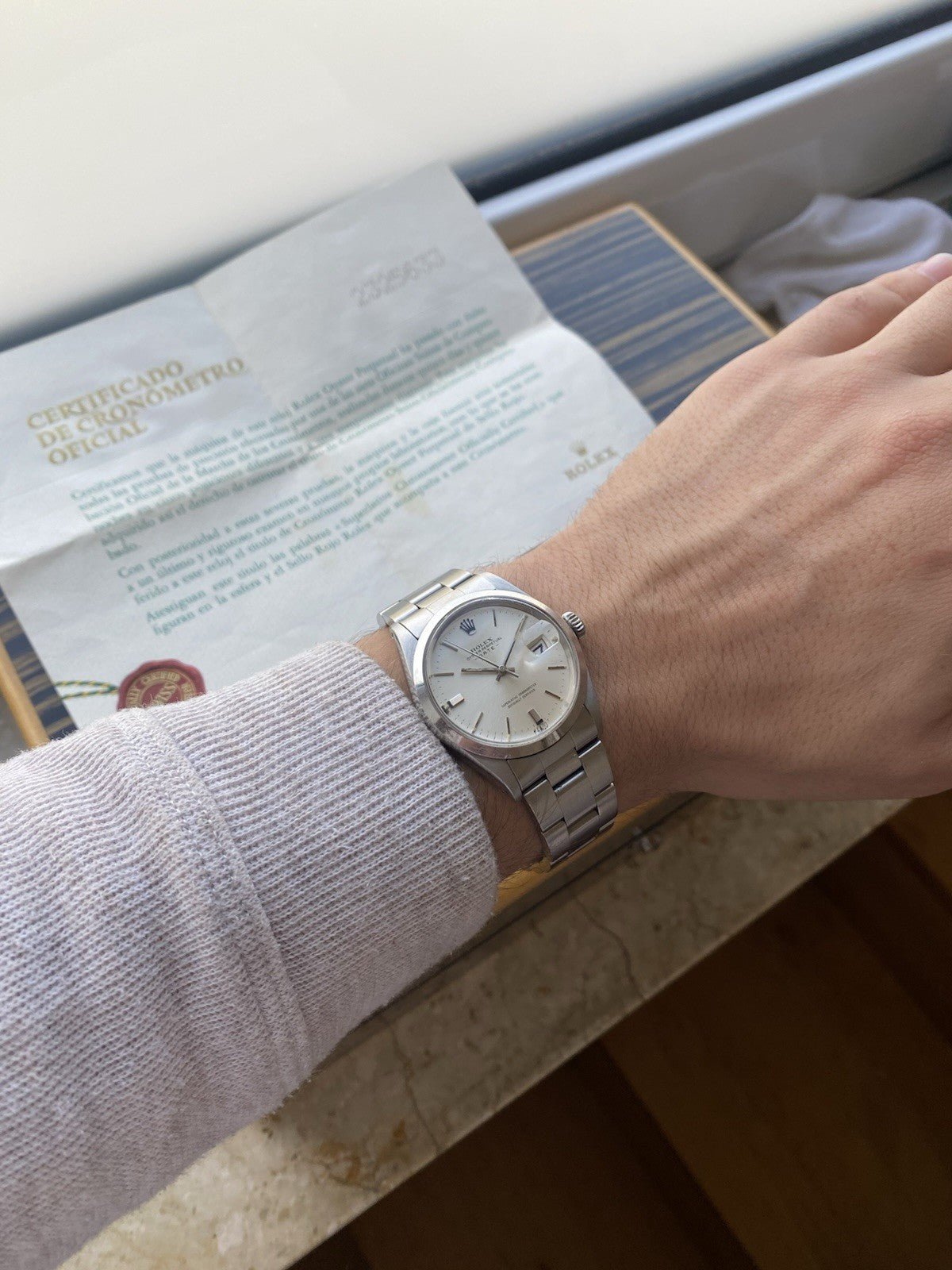 Rolex Date Automatic Vintage Watch Ref 1500