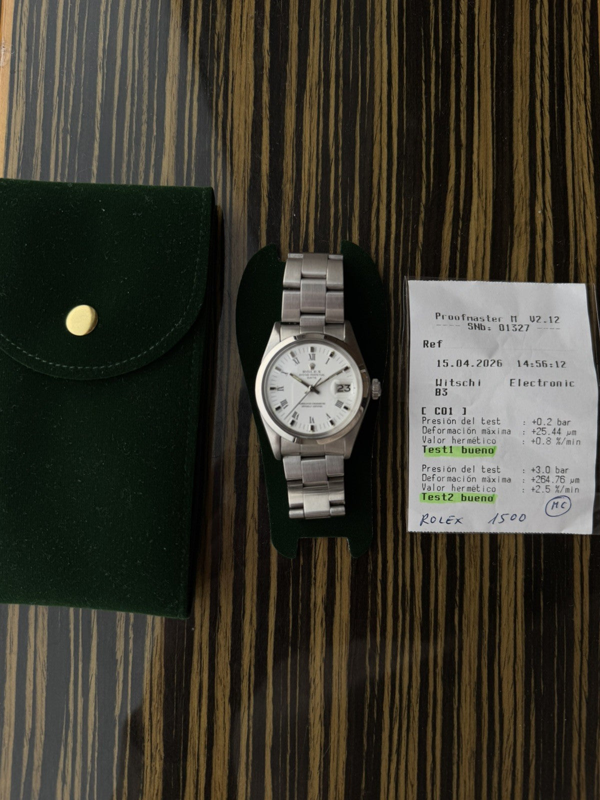 Rolex Date 34mm Automatic Vintage Watch Ref 1500