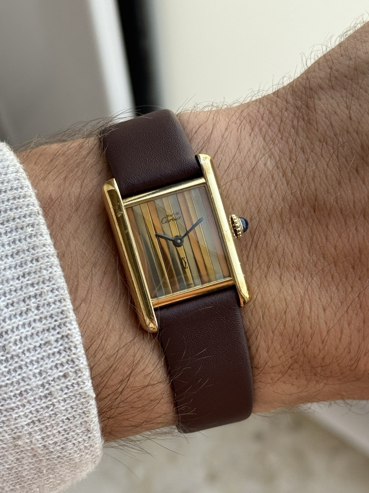 Must de Cartier Tank Ladies Manual Wind Watch