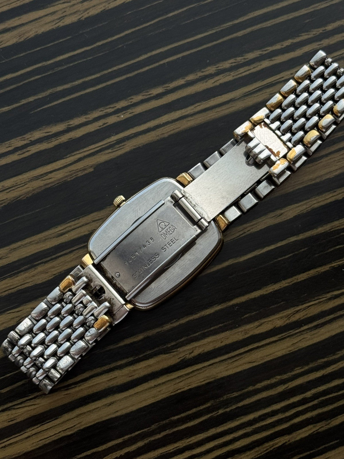 Vintage Omega De Ville Tank Quartz Watch