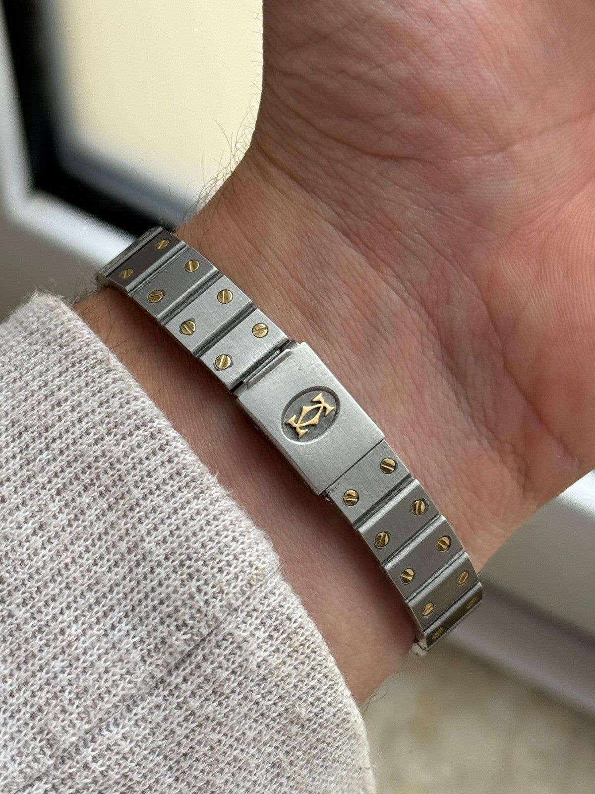 Vintage Cartier Santos Octagon Automatic ladies watch 