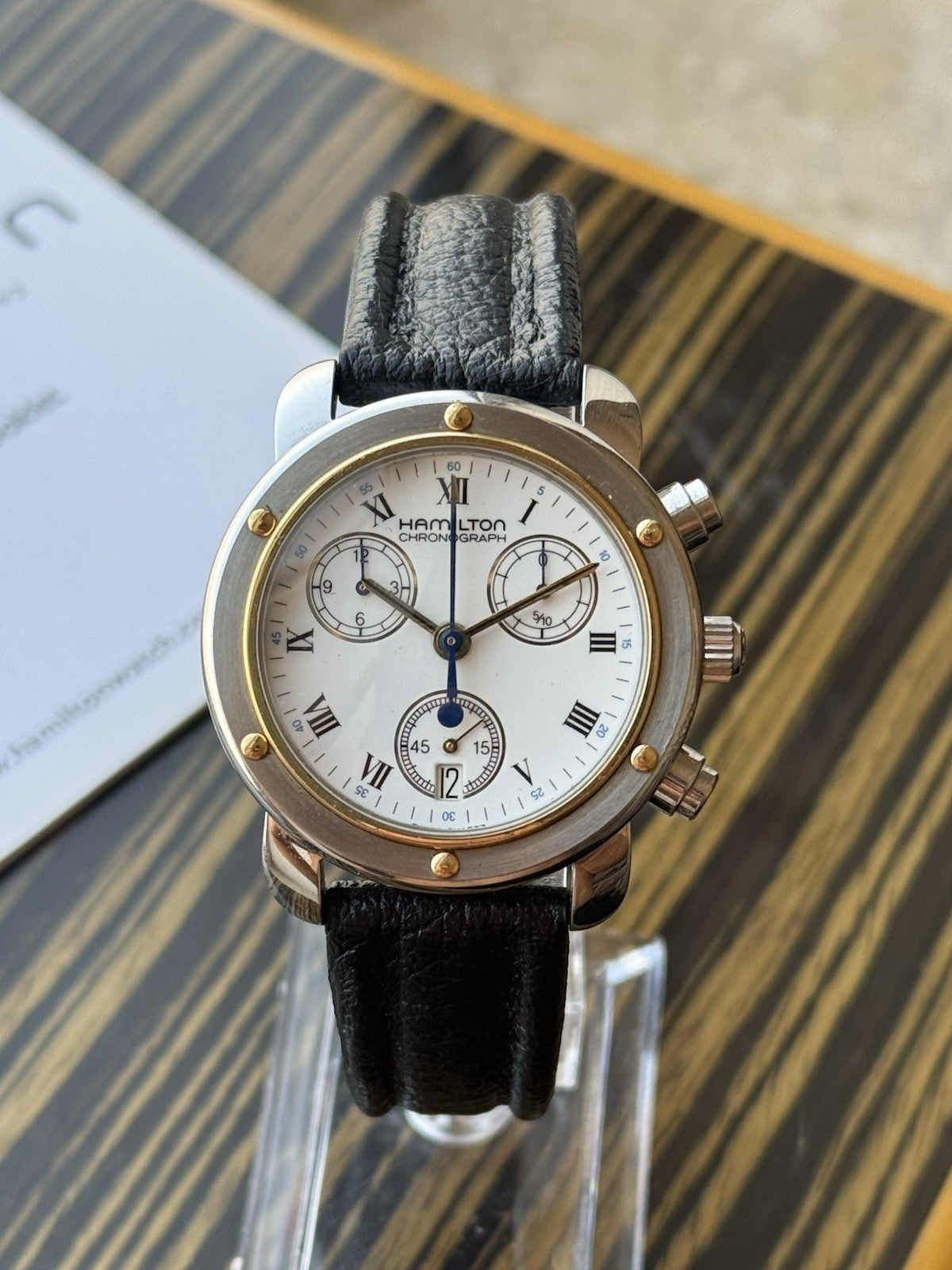 Hamilton Quartz Chronograph 36mm Super Rare