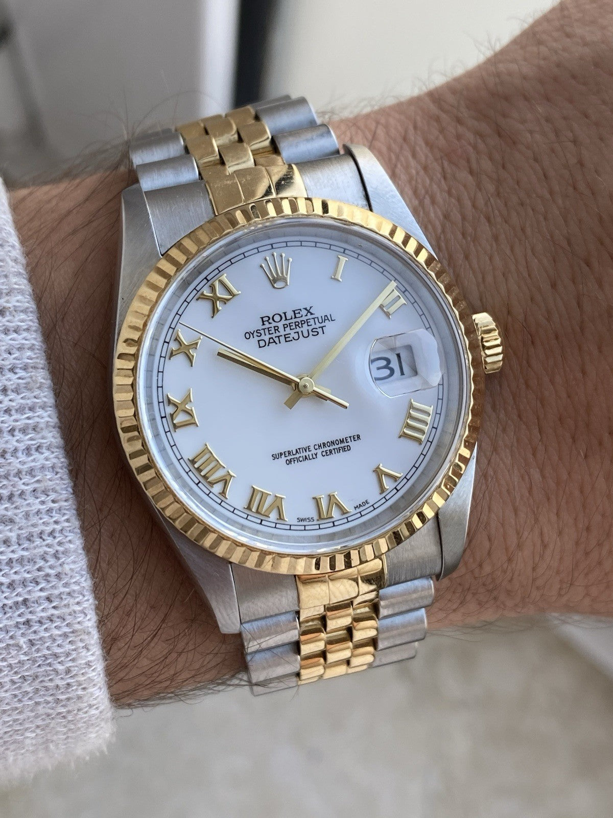 Rolex Oyster Perpetual Datejust 36mm Ref: 16233
