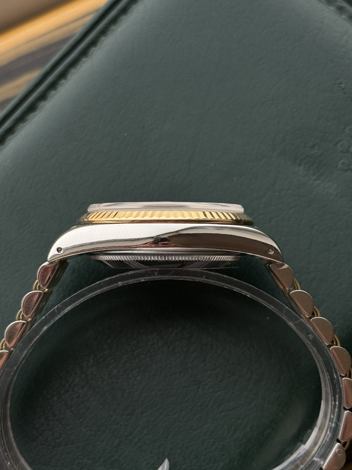 Rolex Datejust Two Tone Automatic Watch Ref 16233